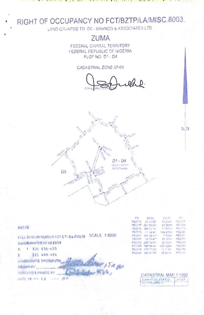 100 Hectares Land for Sale in Bwari, FCT