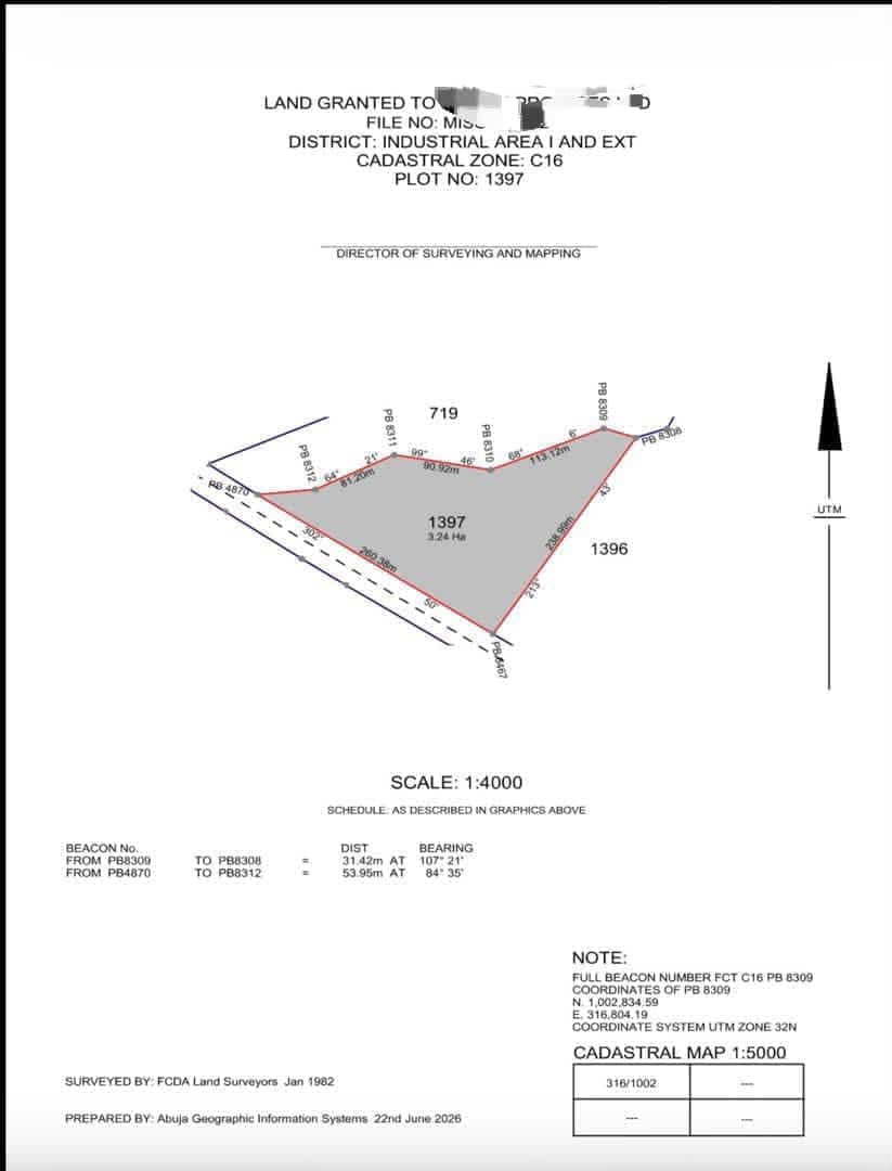 3.24 Hectares Mixed Use Land for Sale in Idu