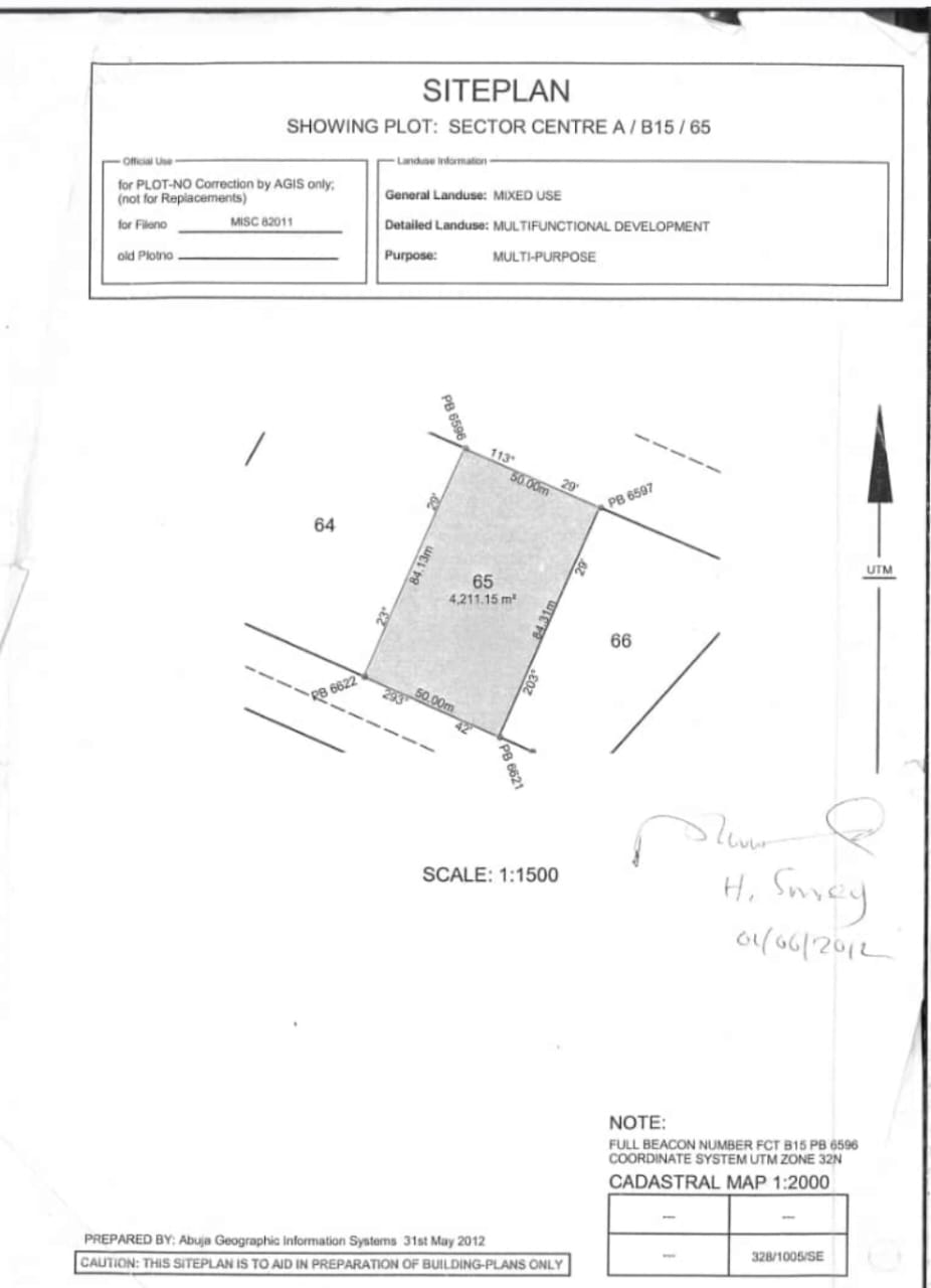 Land for Sale in Kado, FCT