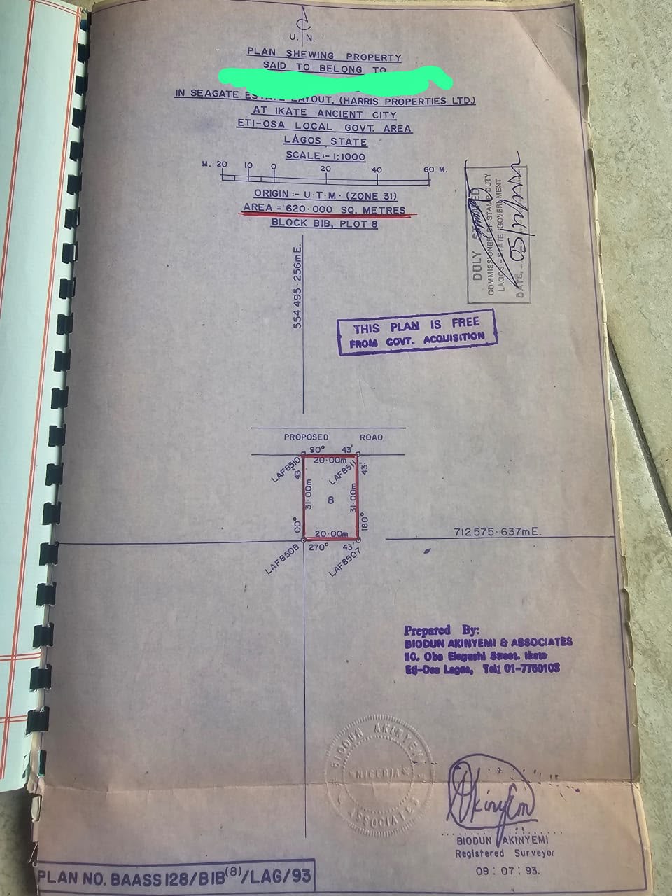 Plot of Land for Sale in Ikate, Lagos