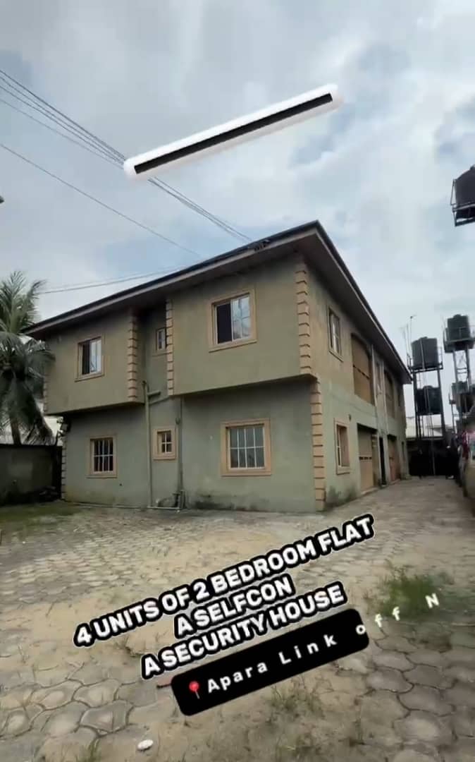 4 Units of 2 Bedroom Flats for Sale in Apara Link Road, Port Harcourt