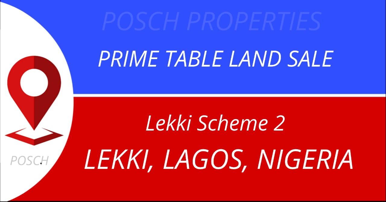 Land for Sale in Lekki Scheme 2, Lagos