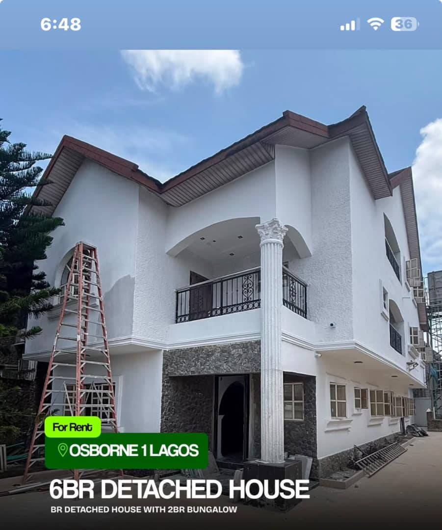 6 Bedroom Semi Detached Duplex for Rent in Osborne 1 Ikoyi, Lagos