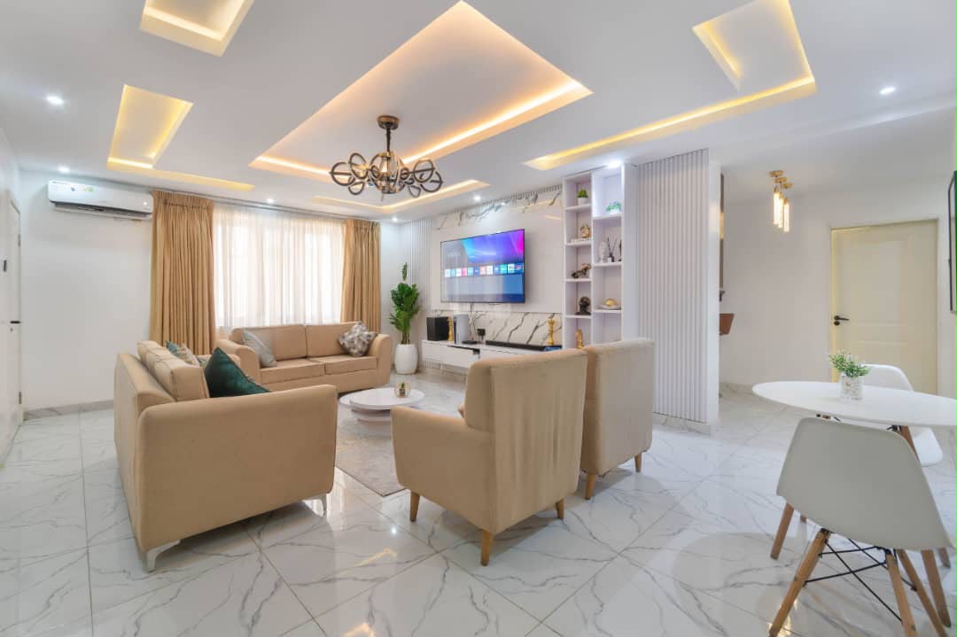 Three/Two Bedroom Apartment for Rent in Oniru Palace Estate, Victoria Island