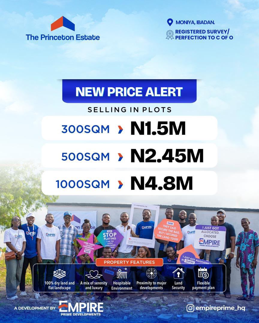 Land for Sale in Princeton Estate Phase I, Ibadan