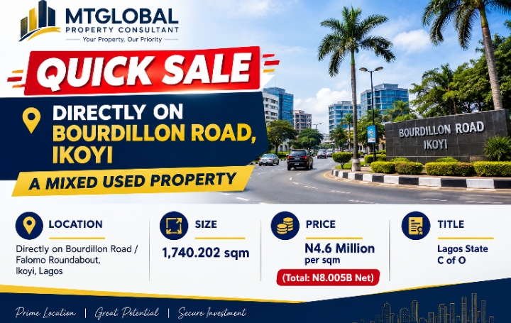 Mixed Use Property for Sale on Bourdillon Road, Ikoyi, Lagos