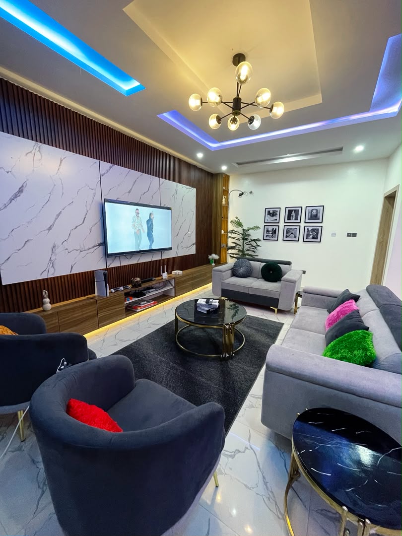 3 Bedroom Terrace for Shortlet at Mobil Road, Ilaje, Ajah, Lagos