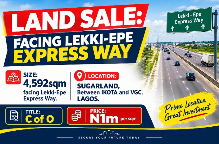 Land for Sale in Sugarland, Lagos