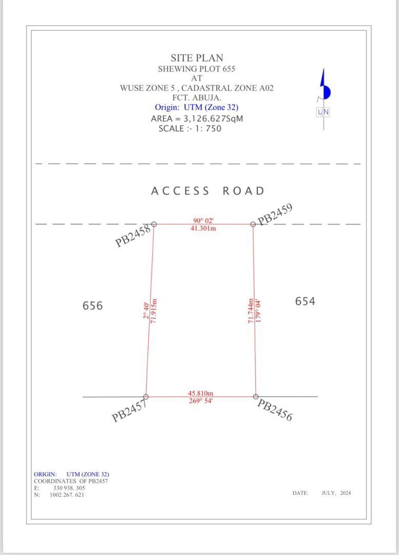 Land for Sale in Wuse Zone 5, FCT