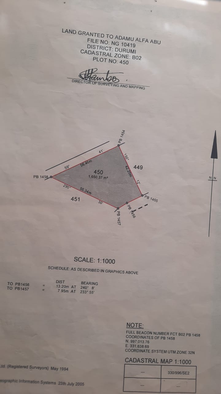 Residential Plot for Sale in Durumi, FCT
