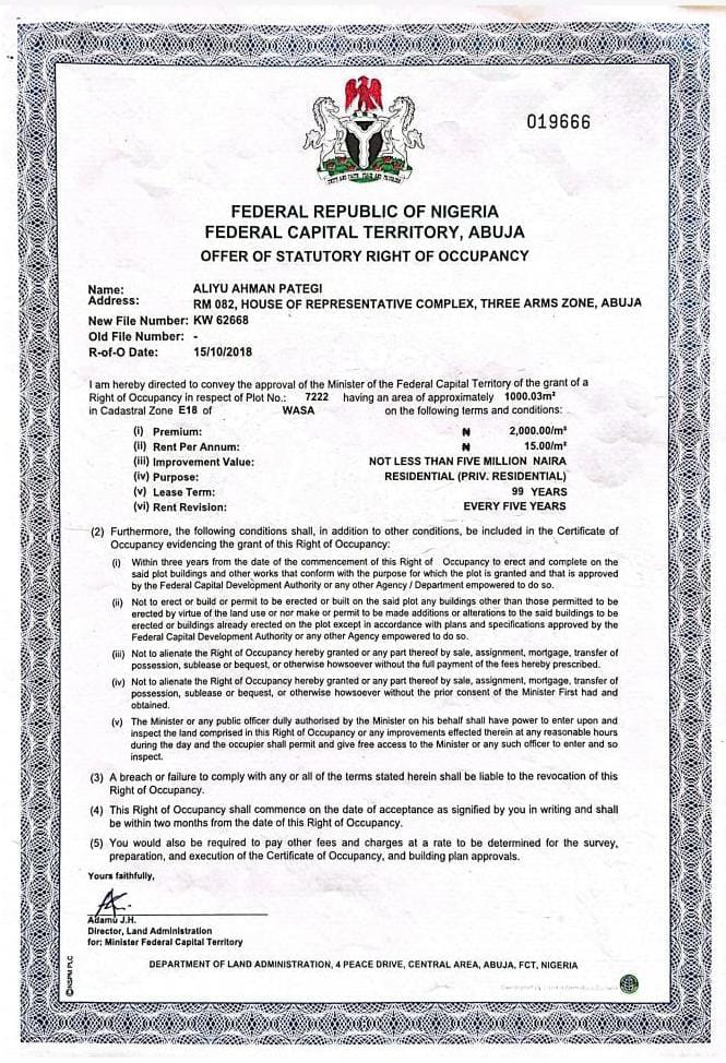 Residential Land for Sale in Apo, FCT