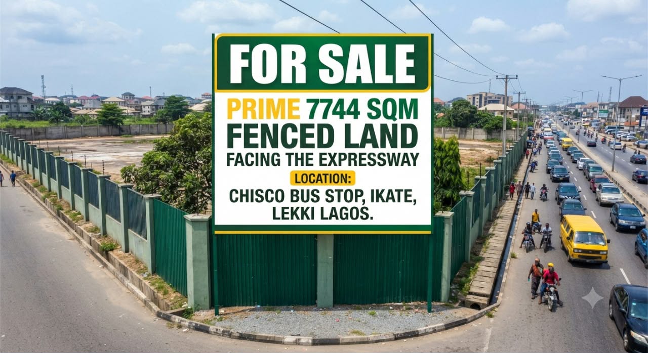 Prime 7744 Sqm Fenced Land Facing The Expressway for Sale
