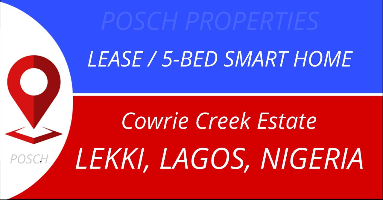 Luxury 5-Bedroom Smart Home for Lease in Cowrie Creek Estate, Lekki, Lagos