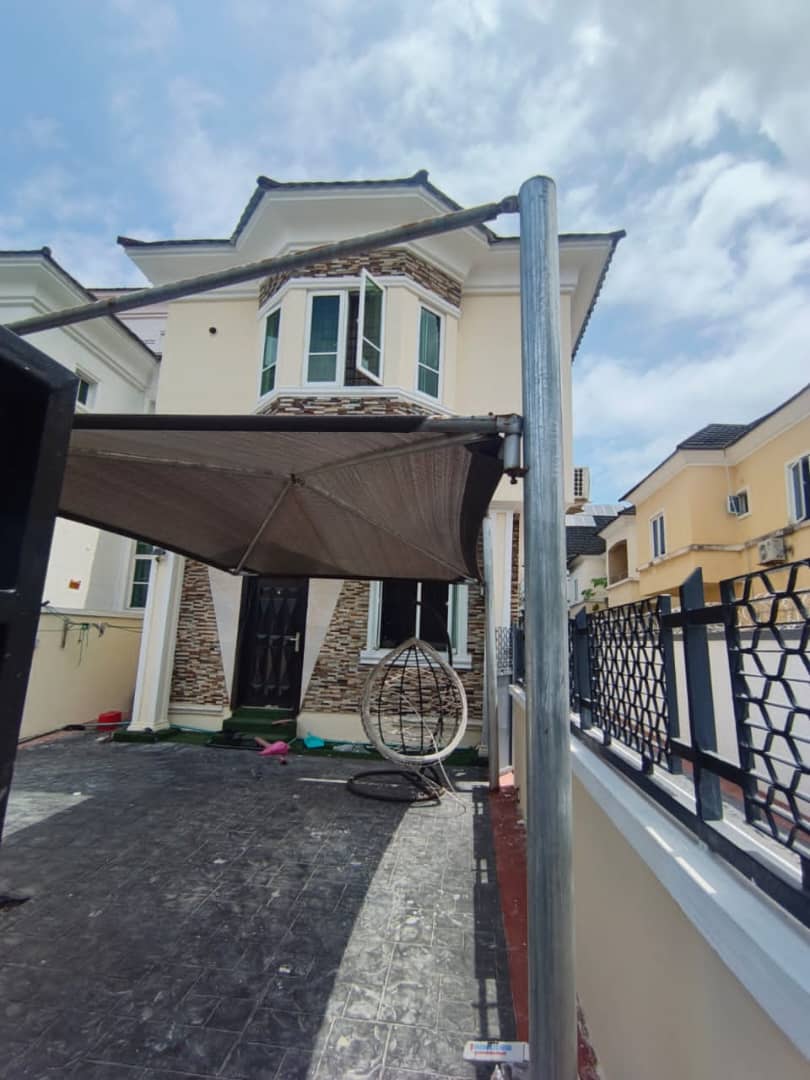 Fully Furnished 4 Bedroom Semi Detached Duplex for Lease in Chevy View Estate, Chevron, Lekki