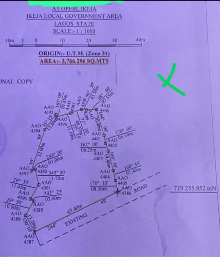 7 Plots Residential Development for Sale in Opebi, Ikeja