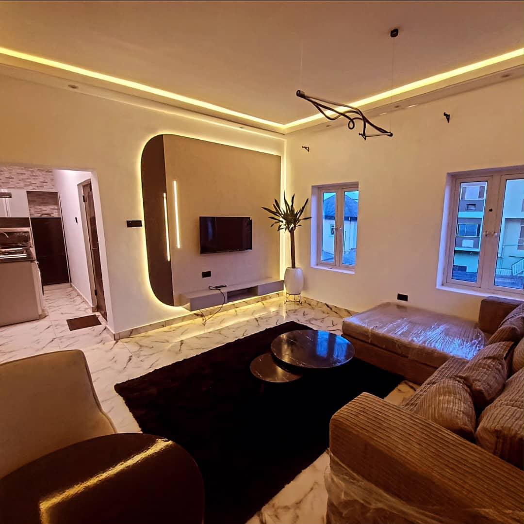 Newly Renovated 2 Bedroom Flat with Swimming Pool for Rent in Ikeja, Lagos