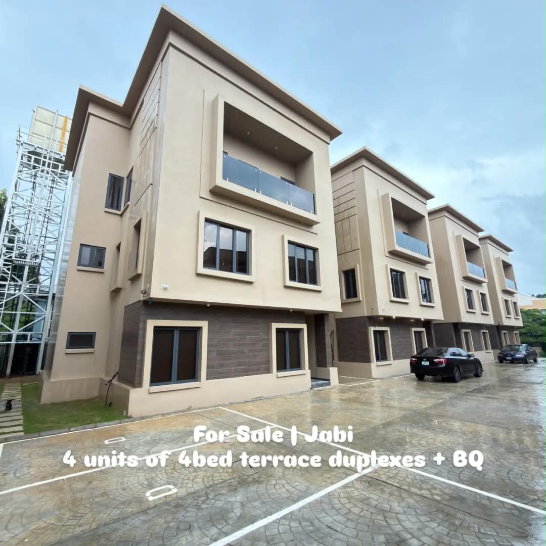 4 Bedroom Terrace Duplex for Sale in Jabi District, Abuja