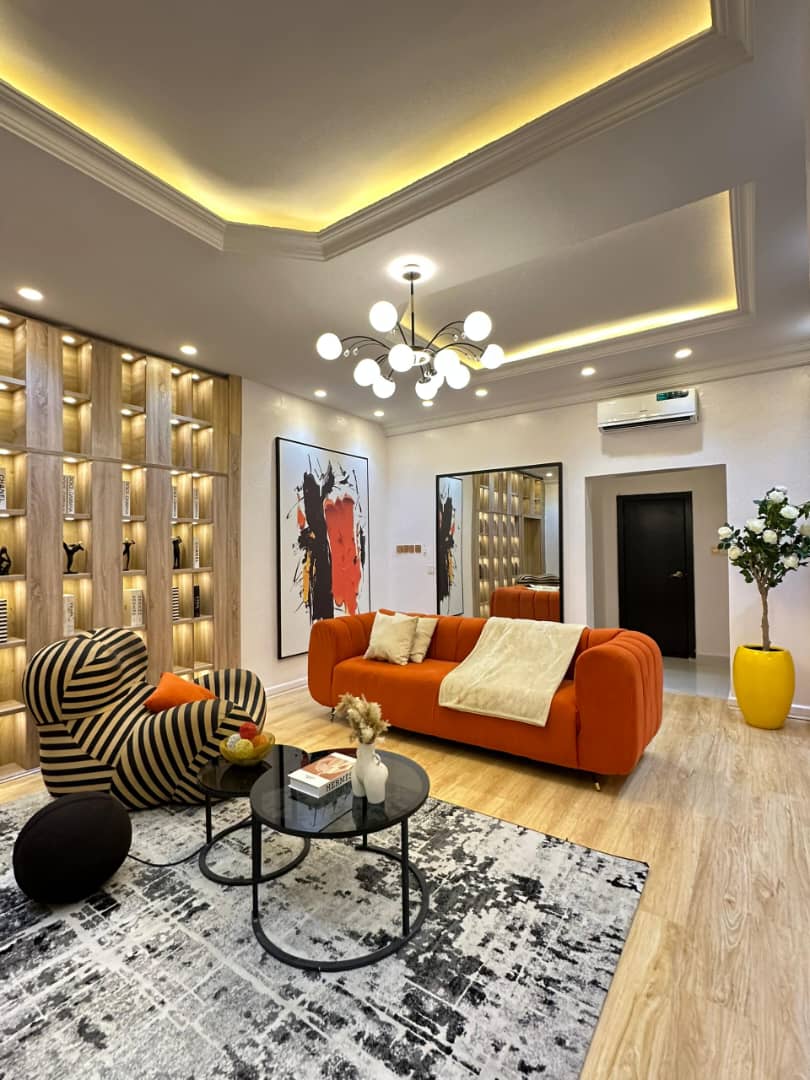 1 Bedroom Apartment with Private Cinema for Shortlet at Osapa London, Lagos