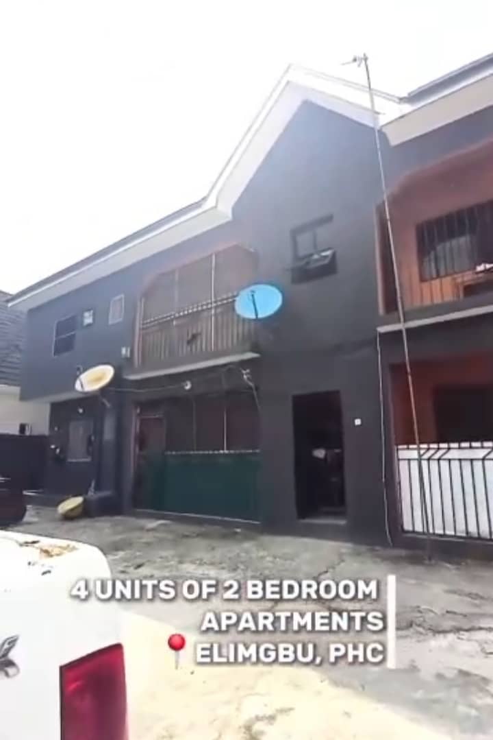 4 Units of 2 Bedroom Flats for Sale in Elimgbu, Port Harcourt